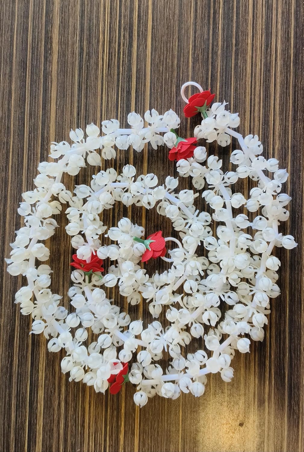 Artificial Jasmine Flowers Garland for Hair Bun and Idol Decor