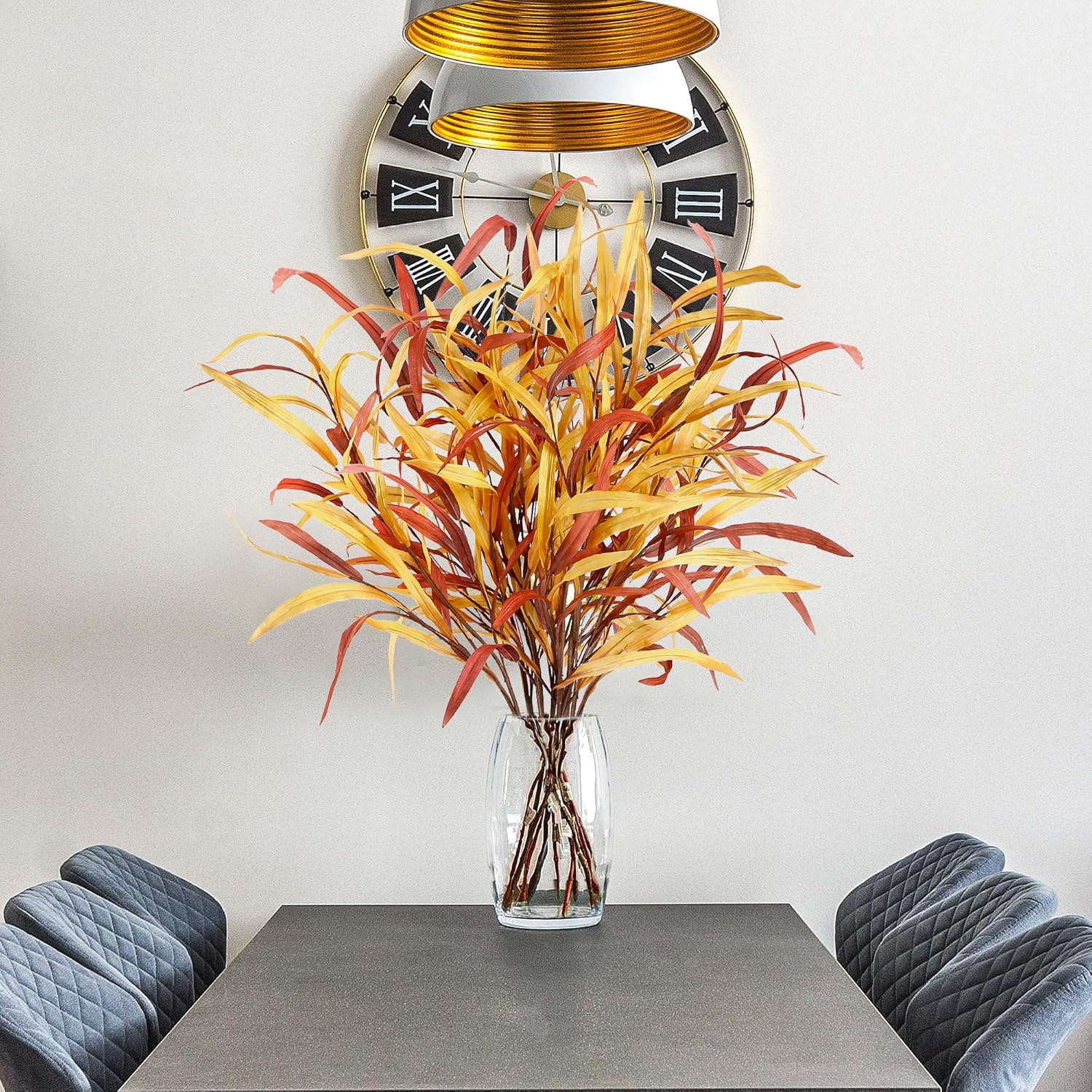 Sggvecsy 6Pcs Artificial Fall Greenery Stem for Home Autumn Decor Centerpieces