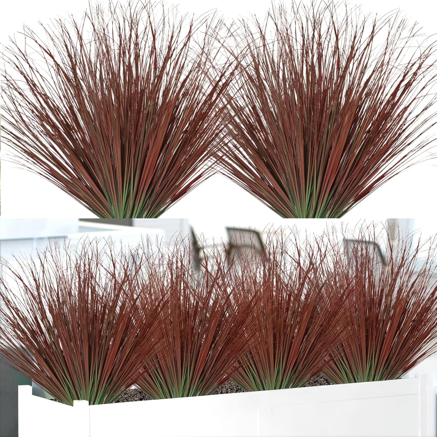 20 Bundle Artificial Wheat Grass for Indoor Outdoor Decor