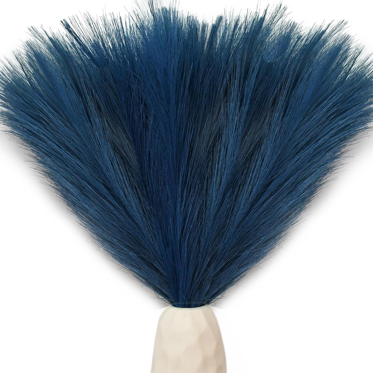 Mandys Blue Silk Pampas Grass Bouquet 20 Stems